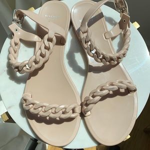 Givenchy Jelly Sandals nude sz 38